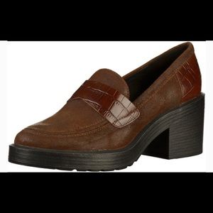 Geox KENLY PLATFORM SHOES SUEDE SLIP ON BROWN
SAZE 8 like new